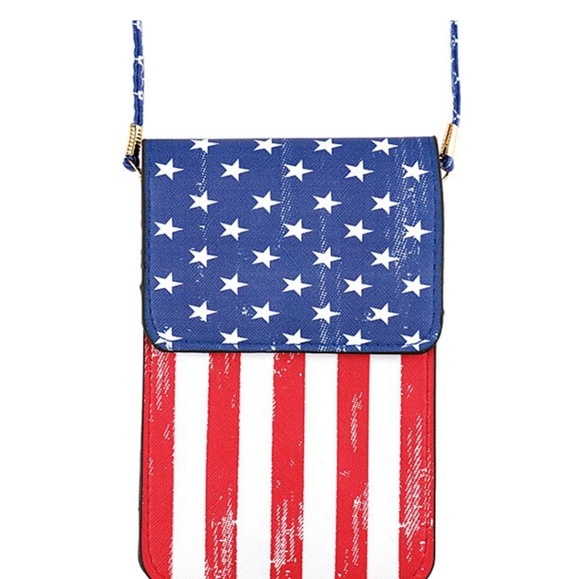 Red, White & Blue Star and Stripes Crossbody Bag - Picture 2 of 5